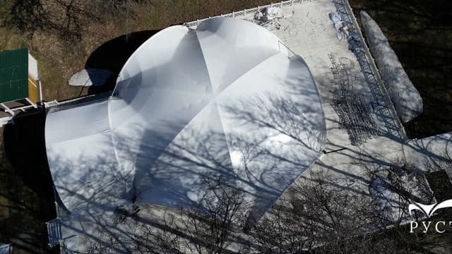 Обзор готового шатра 20×17